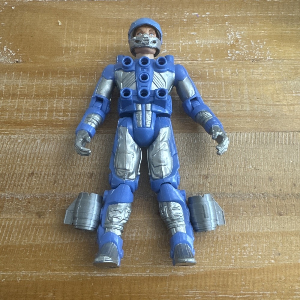 Vtg Centurions ACE MCCLOUD + HELMET original 1986 Kenner blue action figure